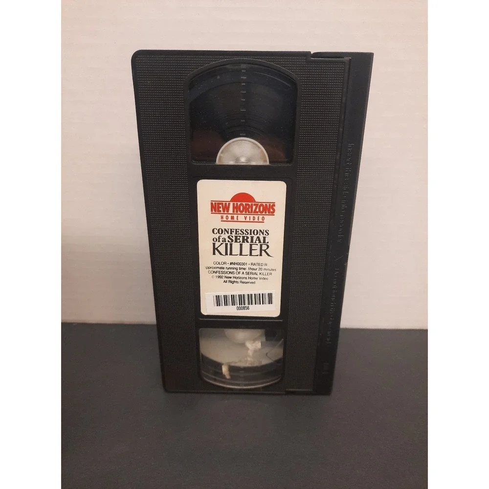 Confessions Of A Serial Killer Horror VHS New Horizons Home Video